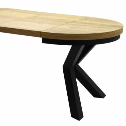 S69 Pająk stół rozkładany okrągły z metalowymi nogami